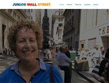 Tablet Screenshot of juniorwallstreet.com